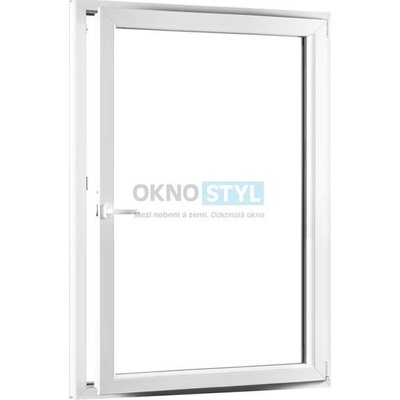 OKNOSTYL.cz jednokřídlé plastové okno otvíravo-sklopné pravé REHAU 11500 x 17500 mm Bílá