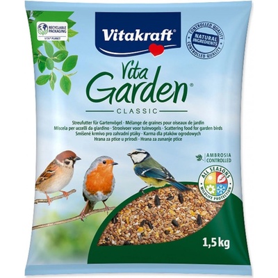 Vitakraft Vita Garden Classic zimná zmes 1,5 kg