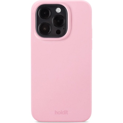 Holdit Калъф Holdit - Silicone, iPhone 15 Pro, розов (7330985159930)