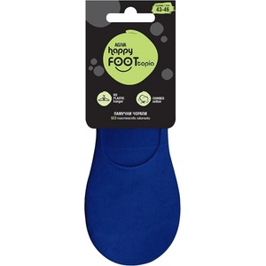 AGIVA Мъжки терлици за маратонки Agiva Happy Foottopia, От пениран памук, Сини, 43-46 (AGIVA-339)
