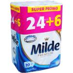 Milde 24+6Бр Тоалетна Хартия Sensitive Milde (М-49810)