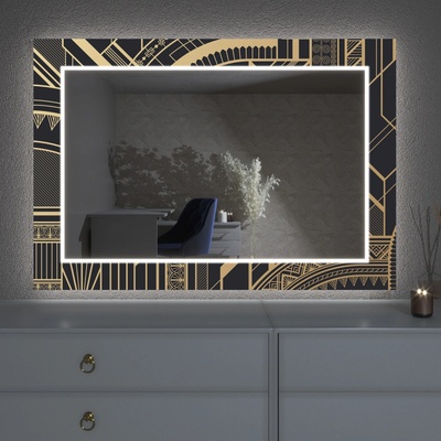 Artalo LED zrcadlo s dekorem D21 50 x 50 cm