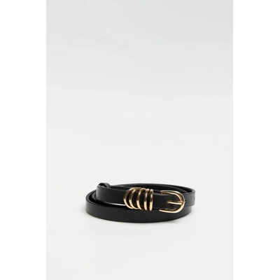 Moodo Колан с катарама в златист цвят черен Moodo Moodo | Cheren | ЖЕНИ | S