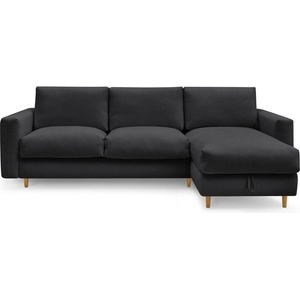 Bobochic Черен ъглов диван Cocoone - Bobochic Paris (WT-COCE-NR3.5-W_1 P1541 N.ZD)