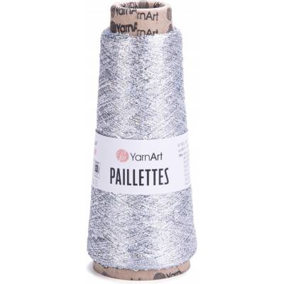 Metalizovaná niť s flitrami YarnArt Paillettes 8001