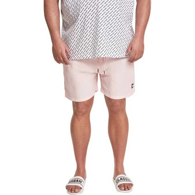 Urban Classics Бански гащета Urban classics Block swimming shorts - White (Pink)