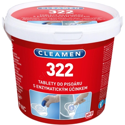 Cormen Cleamen 322, tablety do pisoáru modré, se sítkem, 12 ks – Hledejceny.cz
