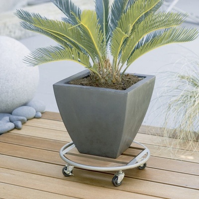 Nortene Поставка за саксия FLORA ROLL METAL WOOD, Nortene 2012045