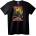 NOONEBRAND Тениска Ребел Хеви Метъл - 2XL, White