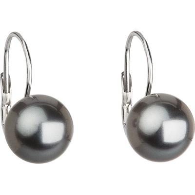Pavona visací s krystaly Swarovski šedé kulaté 31143.3