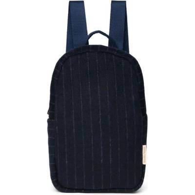 STUDIO NOOS FlanneChalkstripe Mini BACKPACK batůžek Dark Blue