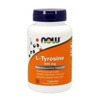 NOW Тирозин 500 мг. - Tyrosine - 60 капсули - NOW FOODS, NF0160