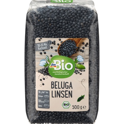 dmBio bio čočka Beluga neloupaná 0,5 kg