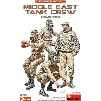MiniArt Middle East Tank Crew 1960-70s 4 fig.37061 1:35