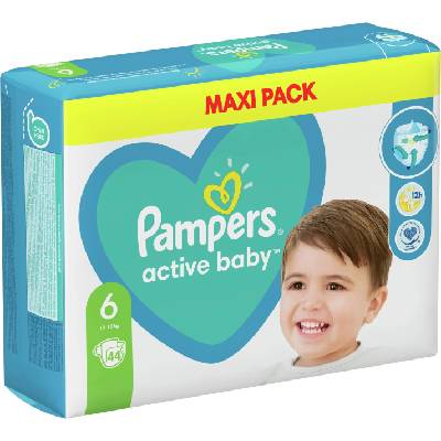 Pampers Бебешки пелени Pampers - Active Baby 6, XL, 44 броя (1100004251)