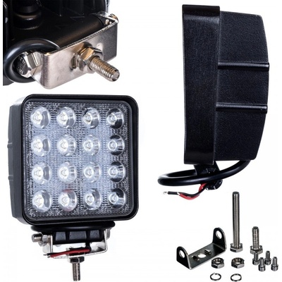 Pracovné Svetlo Halogénová Led 48w 16x3w 12v 24v