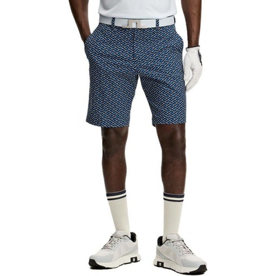 J.Lindeberg Men Vent Print Shorts Ladder Estate Navy