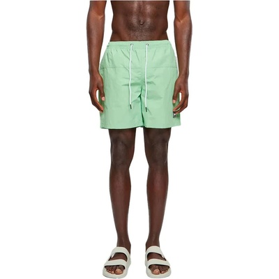 Urban Classics Бански гащета Urban classics Block swimming shorts - Green (Vintage Green)