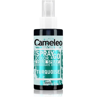 Delia Cosmetics Cameleo Spray & Go тониращ спрей за коса цвят Turquoise 150ml