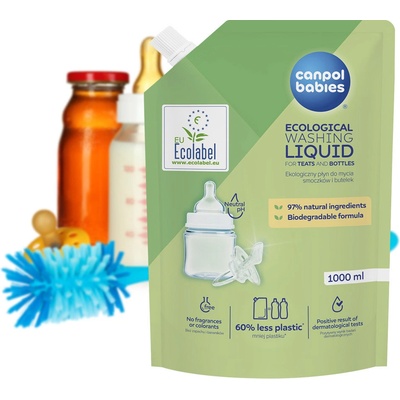 Canpol babies Náhradní náplň mycí prostředek na kojenecké lahve a savičky 1 l
