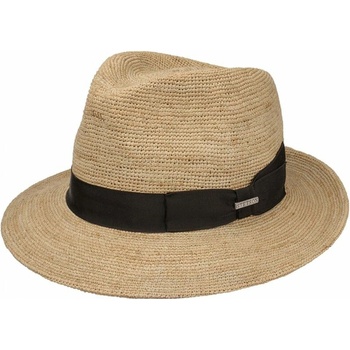 Stetson Crocheted Raffia Fedora