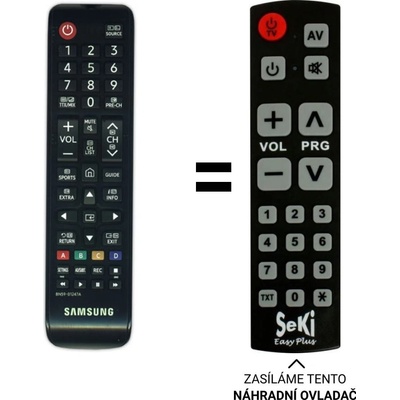 Dálkový ovladač Senior pro Samsung UE49NU8002 UE55NU8002