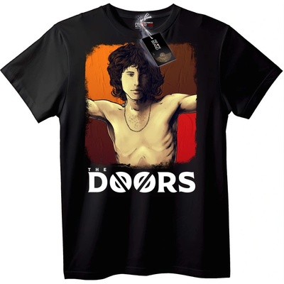 NOONEBRAND Тениска на The Doors - 4XL, Black