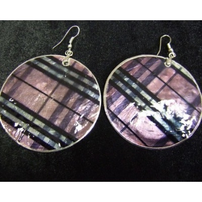 Fashion Jewelry fialové kostkované 4-jm188