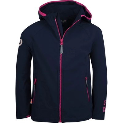 TROLLKIDS Детско ежедневно яке Trollkids Girl's Kvalvika Jacket Softshell jacket - Navy / Magenta - размер 116 (EU) (703-2683-0415)