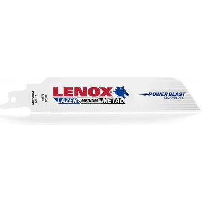 LENOX 201746118R pilky do ocasky BIM Lazer metal 152x25x0,9mm 18 TPI kovy střední tloušťky 5 ks