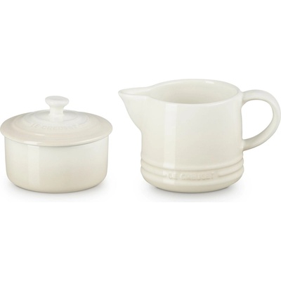 Le Creuset Комплект за сметана и захар, комплект от 2 бр. , MERINGUE, керамика с глазура, Le Creuset (LECR89331007160003)