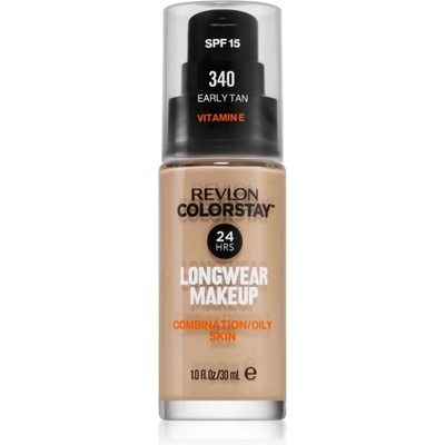 Revlon Cosmetics ColorStay SPF 15 дълготраен матиращ фон дьо тен за смесена и мазна кожа цвят 340 Early Tan 30ml