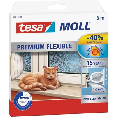 tesa PREMIUM FLEXIBLE tesniaca páska 6 m x 9 mm priehľadná
