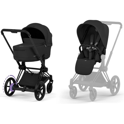 Cybex Kombinovaný ePriam Comfort Matt Black Sepia Black 2026