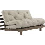 Karup Design Сиво-бежов ленен разтегателен диван 140 cm Roots Carob - Karup Design (123106914140)