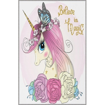 Conceptum Hypnose Детски противоплъзгащ килим Еднорог, 180 x 280 cm - Conceptum Hypnose (559HFT1709)