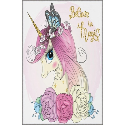 Conceptum Hypnose Детски противоплъзгащ килим Еднорог, 180 x 280 cm - Conceptum Hypnose (559HFT1709)