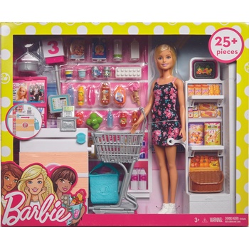 Barbie herní set supermarket