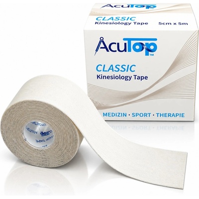 Acu Top Kineziologický tejp biely 5 cm x 5 m