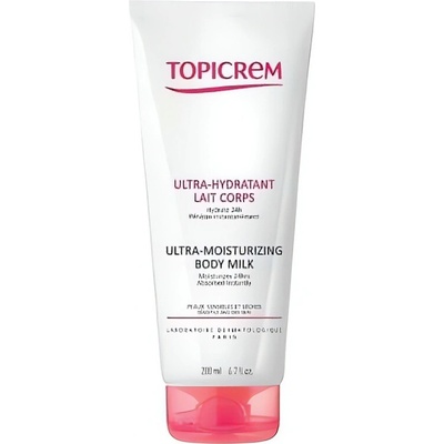 Topicrem UH BODY Ultra-Moisturizing Body Milk hloubkově hydratační tělové mléko pro suchou a citlivou pokožku 75 ml
