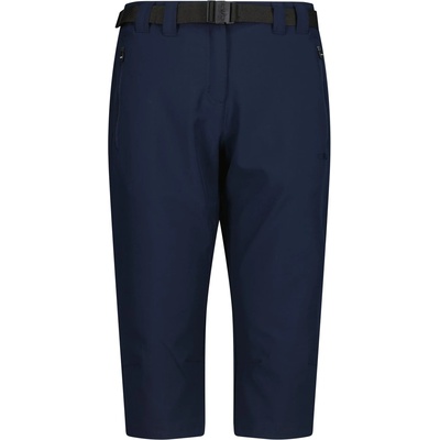 CMP Дамски 3/4 панталони CMP Women's Stretch Capri Shorts - Black Blue - размер 38 (EU) (112-3627-0213)
