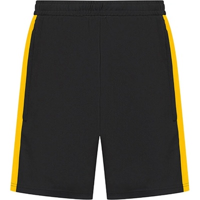 Finden+Hales pánske šortky s vreckami na zips LV886 Black