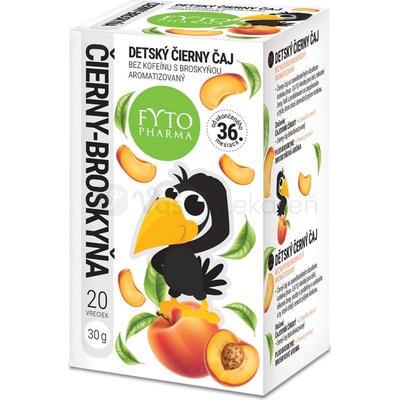 FYTO DETSKÝ ČIERNY BROSKYŇA bez kofeínu 30 g