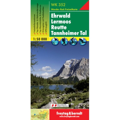 Turistická mapa Ehrwald
