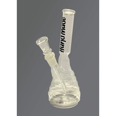 Super Heroes Skleněný bong s perkolací Beaker Green Leaves 31cm – Zboží Mobilmania