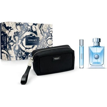 Image 1 of Versace Комплект за мъже Versace Pour Homme - Eau de Toilette 100 мл + 10 мл + Несесер