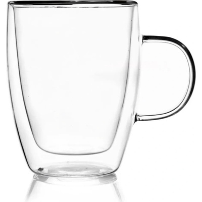 Orion Dvojstenný sklenený hrnček na kávu a čaj 300 ml