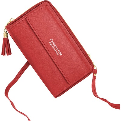 Kufreplus Crossbody peňaženka PB410 červená