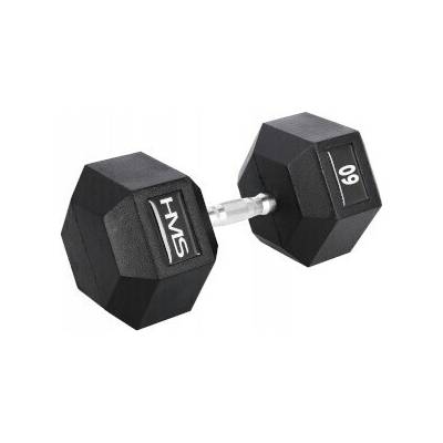 HMS Potažené/pogumované činky s pevnou hmotností 1 x 60 kg