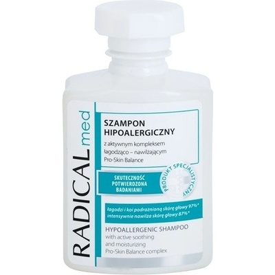 Ideepharm Radical Med Psoriasis hypoalergénny šampón pre vlasovú pokožku s lupienkou 300 ml